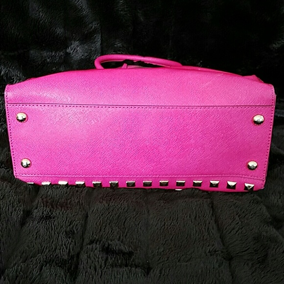 🎉HP🎉Michael Kors Pink Studded Hamilton - Picture 4 of 8